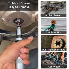 ReluxGo 12-piece bit set for slotted, Phillips and hex fasteners