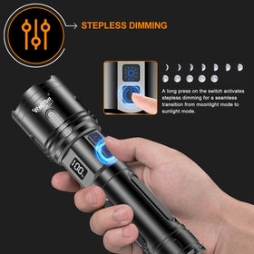 Relybo R227 LCD display shows battery level at a glance
