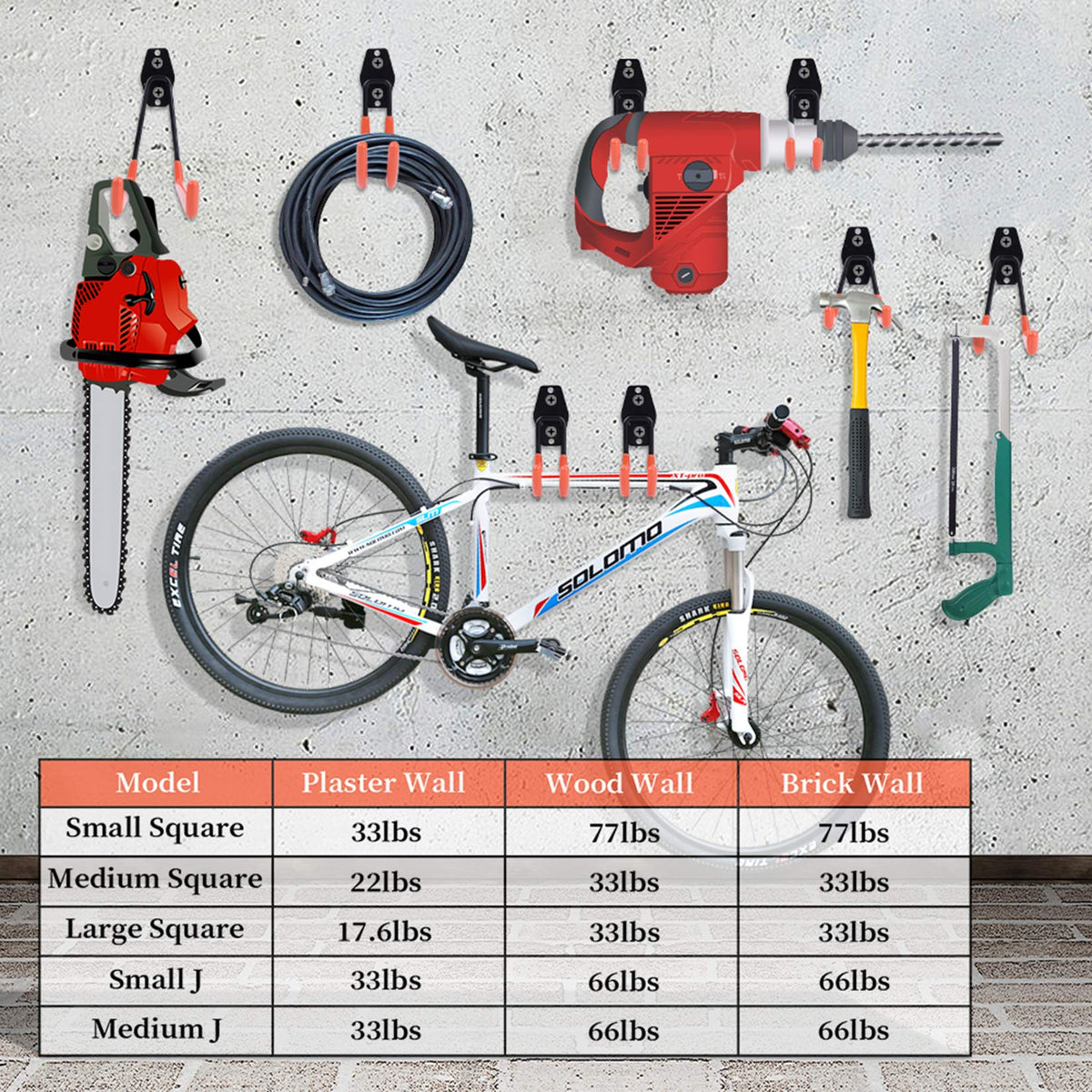 REMIAWY hooks organizing cords and hoses with included straps