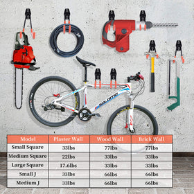 REMIAWY hooks organizing cords and hoses with included straps