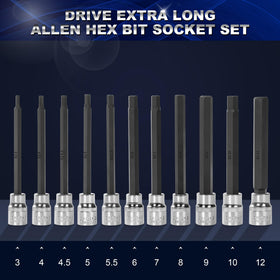Reniteco chrome-vanadium forged sockets offer durability under heavy use.