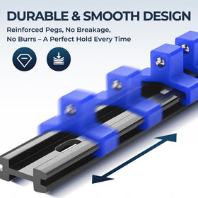 Reniteco color-coded sleeves highlight drive sizes for fast organization and selection.