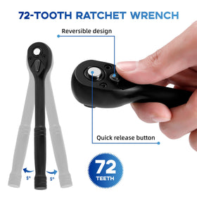 Reniteco pneumatic retention hole keeps sockets securely attached during use