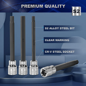 Reniteco S2 alloy hex heads ensure strong torque and precision.