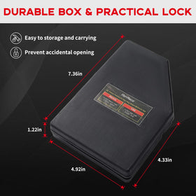 Reniteco storage case with labeled slots keeps tools organized and portable