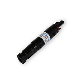 Renogy waterproof in-line fuse holder with 20A connectors protects solar panels from surges.