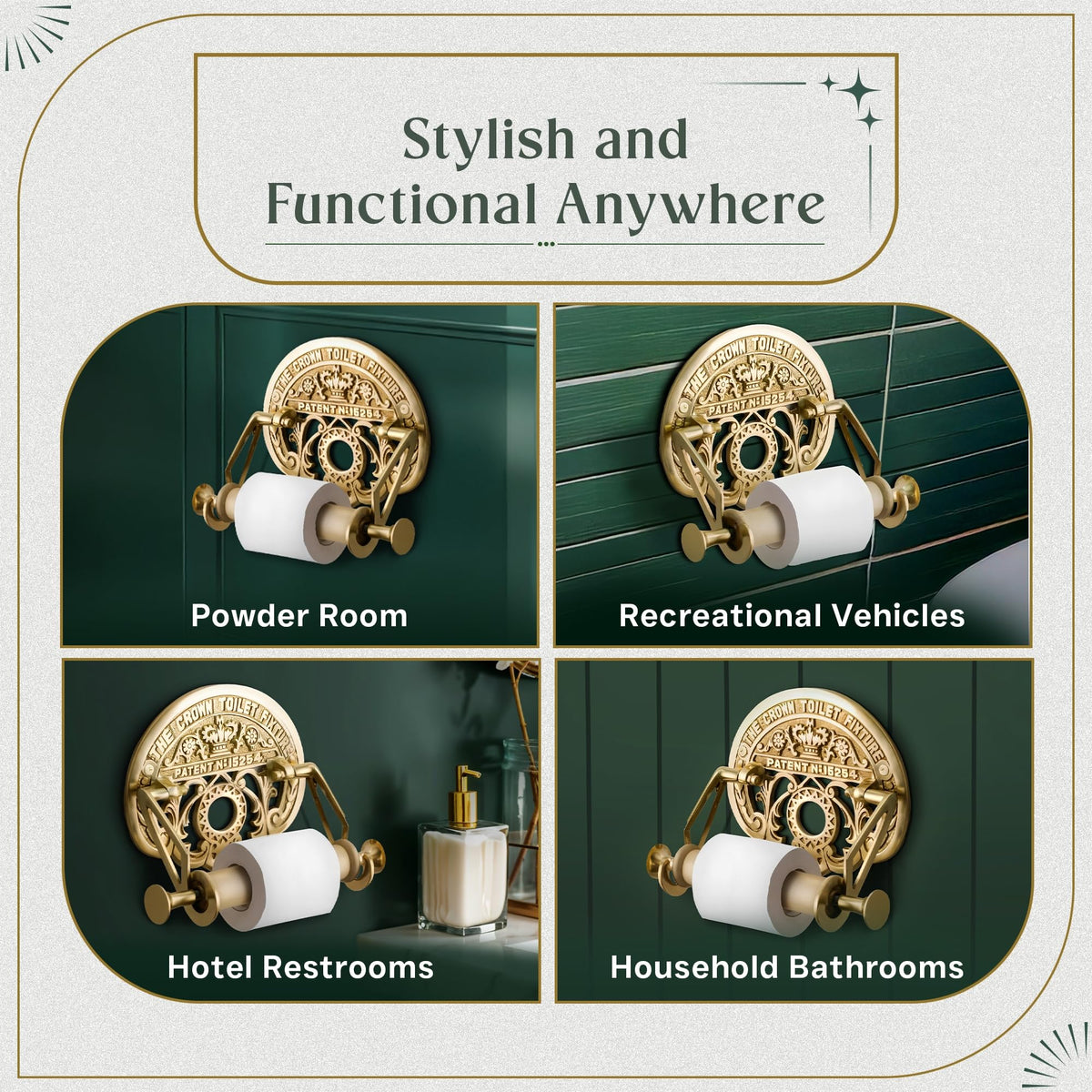 Renovators wooden roll accent complements vintage Victorian styling in any bathroom.