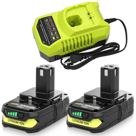 Reoben 2-pack 3.6Ah Ryobi battery delivers extended runtime for cordless tools.