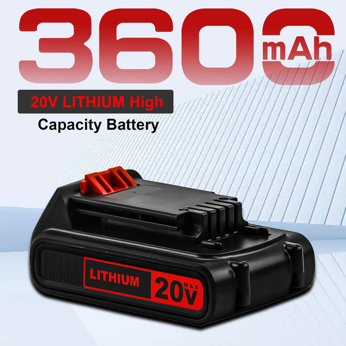 Reoben 2-pack LBXR20 battery with manual for easy setup.