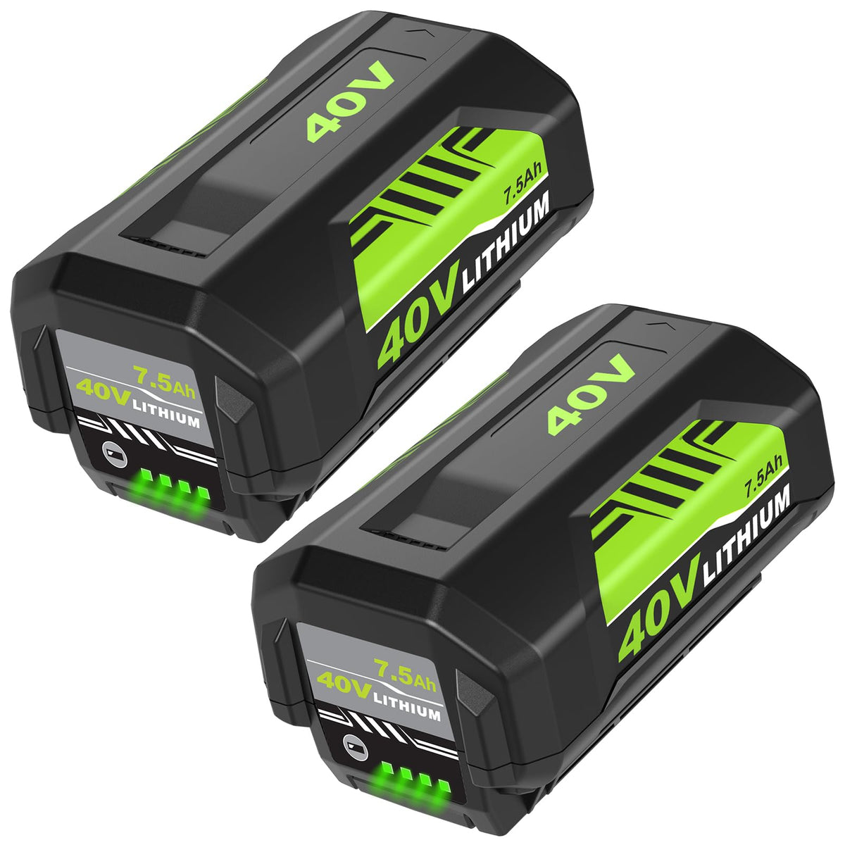 Reoben 2Pack OP4060 battery set designed for extended Ryobi 40V runtime.