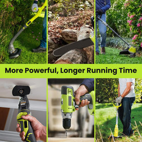 Reoben compact Ryobi battery kit keeps on-site power ready.