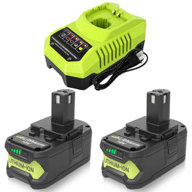 Reoben 18V Ryobi 8.0Ah battery boosts runtime for handheld tools.