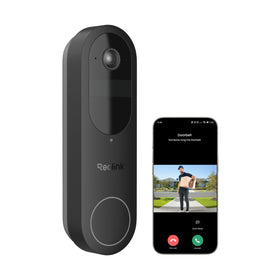 REOLINK 2K Battery Doorbell captures head-to-toe view for front-door monitoring