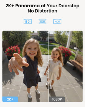 REOLINK Video Doorbell night vision for safer late-night entry awareness
