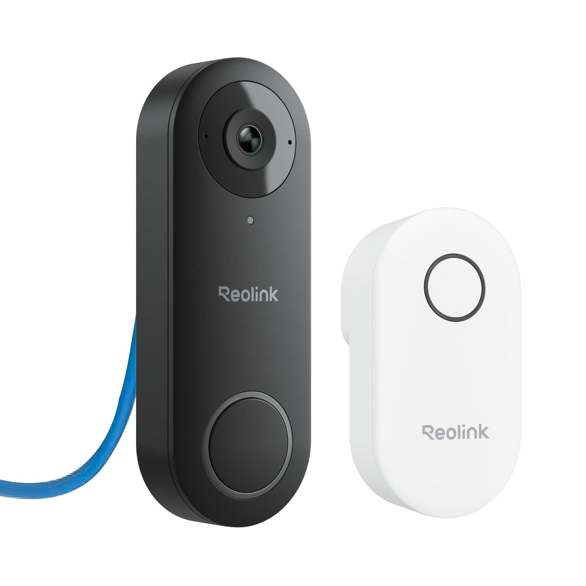 REOLINK Video Doorbell PoE front door 2K view improves home monitoring day and night.