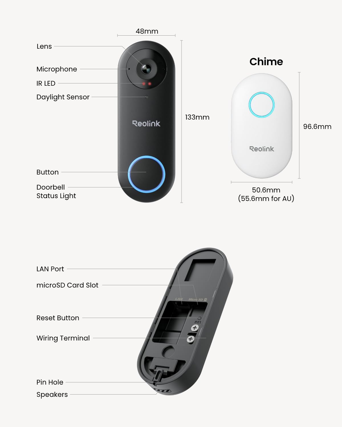 REOLINK Video Doorbell smart detection alerts reduce unnecessary notifications