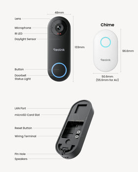 REOLINK Video Doorbell smart detection alerts reduce unnecessary notifications