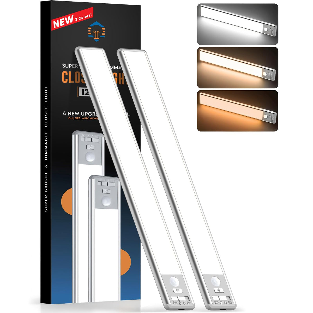 Reoshine 126-LED under-cabinet light for bright, even coverage in deep cabinets.