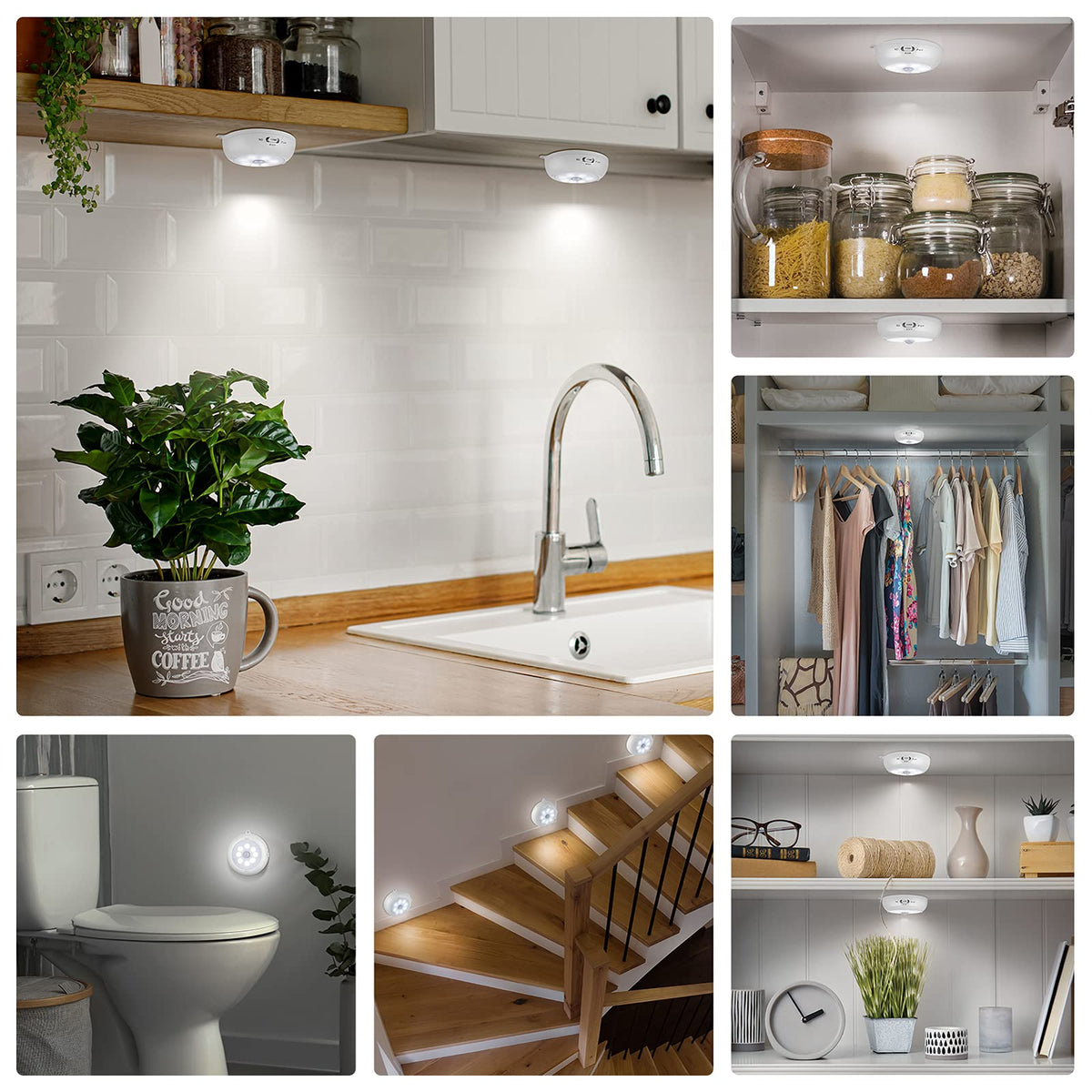 Reoshine light for drawers and storage areas