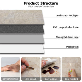 Reovatile no-grout required installation reduces mess and saves time.
