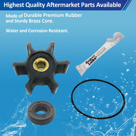 REPLACEMENTKITS.COM super-lube tube provides smooth lubrication for longer seal and impeller life.