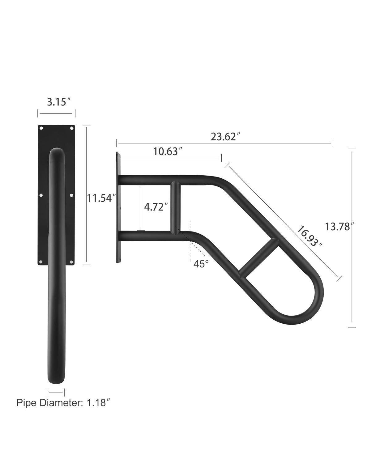 Repuskor-u-shape-handrail-grip-design provides comfortable support for stairs.