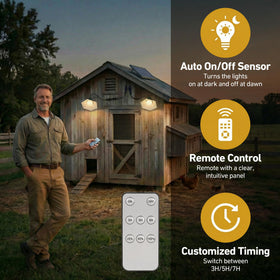Rerekiki IP44-rated housing protects against rain and dust
