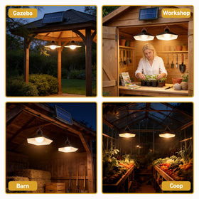 Rerekiki off-grid barn lighting is versatile for sheds and coops