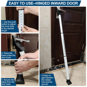 Rerishom security bar is portable and easy to carry for travel