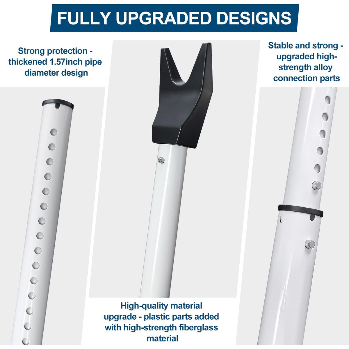 Rerishom security bar withstands up to 400 lbs of pressure for reliable protection