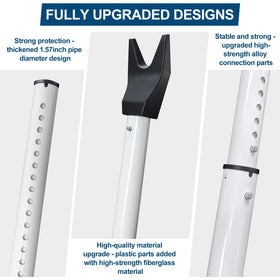 Rerishom security bar withstands up to 400 lbs of pressure for reliable protection