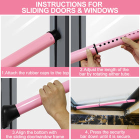 Rerishom sliding-door compatibility at 43 inches for easy use.
