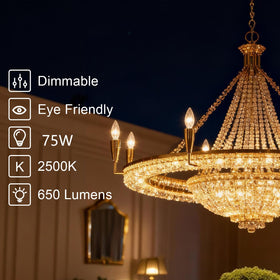 RESISPA bulb with 360-degree amber glow for ambient warmth.