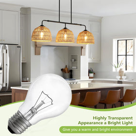 RESISPA crystal-clear A bulb for bright accent lighting.