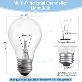 RESISPA frosted bulb delivering soft, glare-free lighting for cabinets.