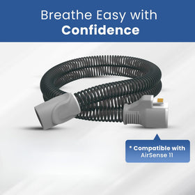 Durable, flexible RespiraX tubing for long-lasting comfort during use.