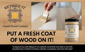 Retique It authentic wood finish creates a genuine wood appearance with deeper grain.