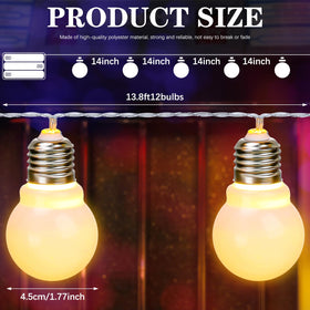 Retisee LED marquee bulbs are waterproof for versatile indoor/outdoor party decor.
