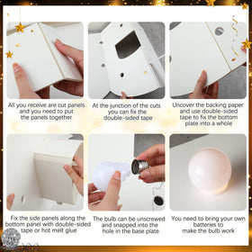 Retisee marquee light cords with 42 cm spacing simplify mounting on foam boards.