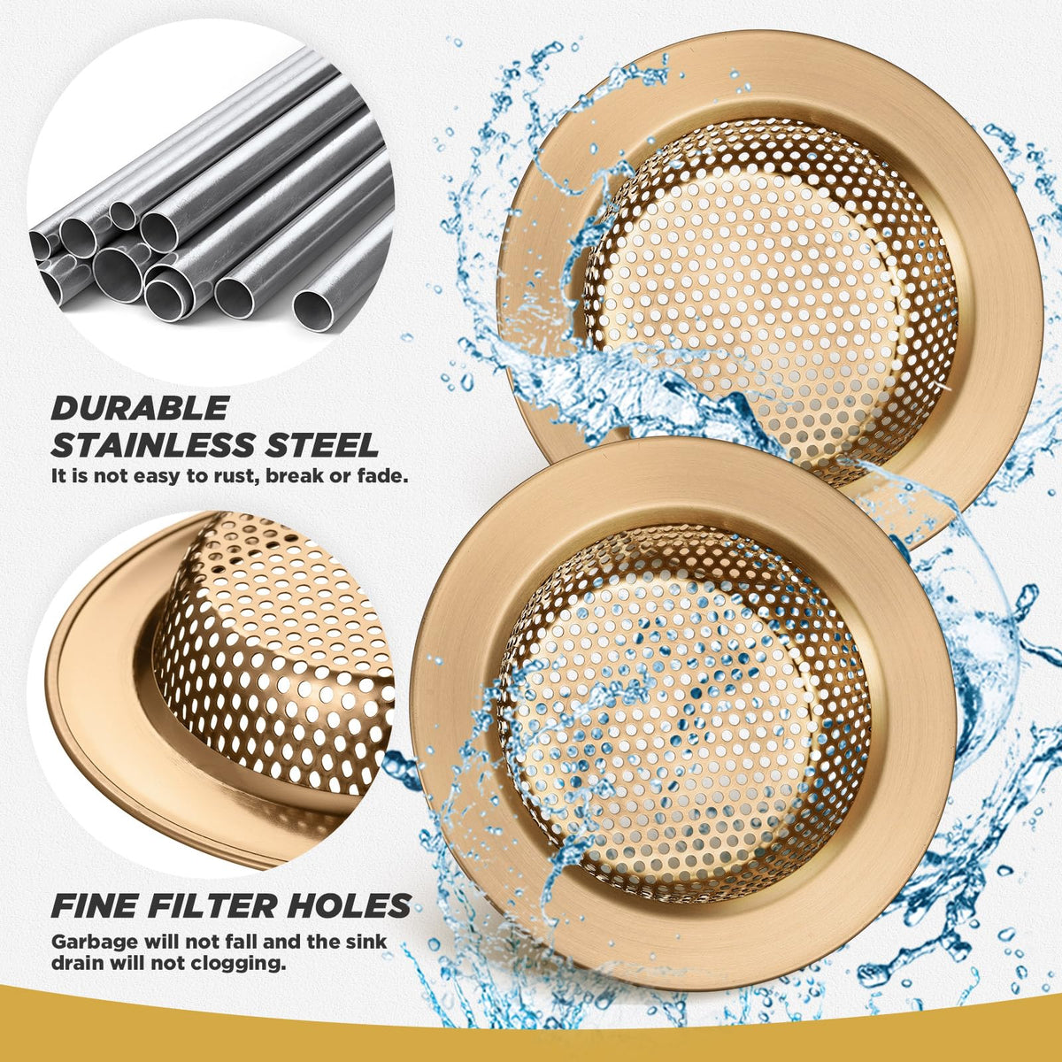 Retisee duo-pack offers two strainers for multiple sinks.