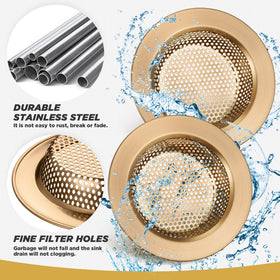 Retisee duo-pack offers two strainers for multiple sinks.