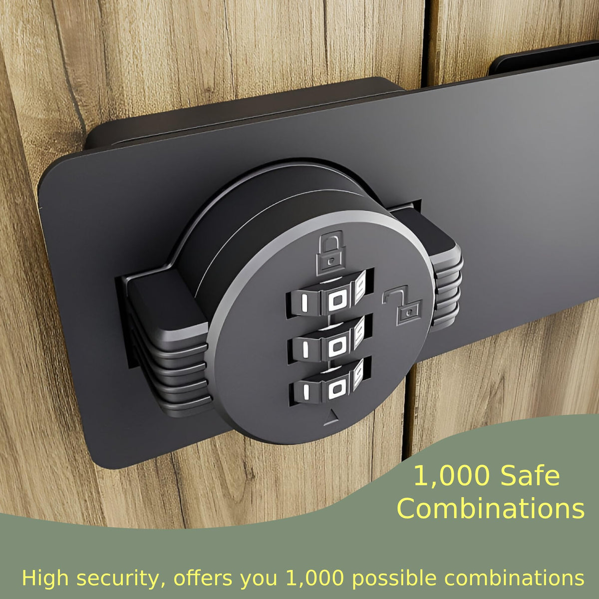 RETRIN black zinc alloy lock body offers durable protection.