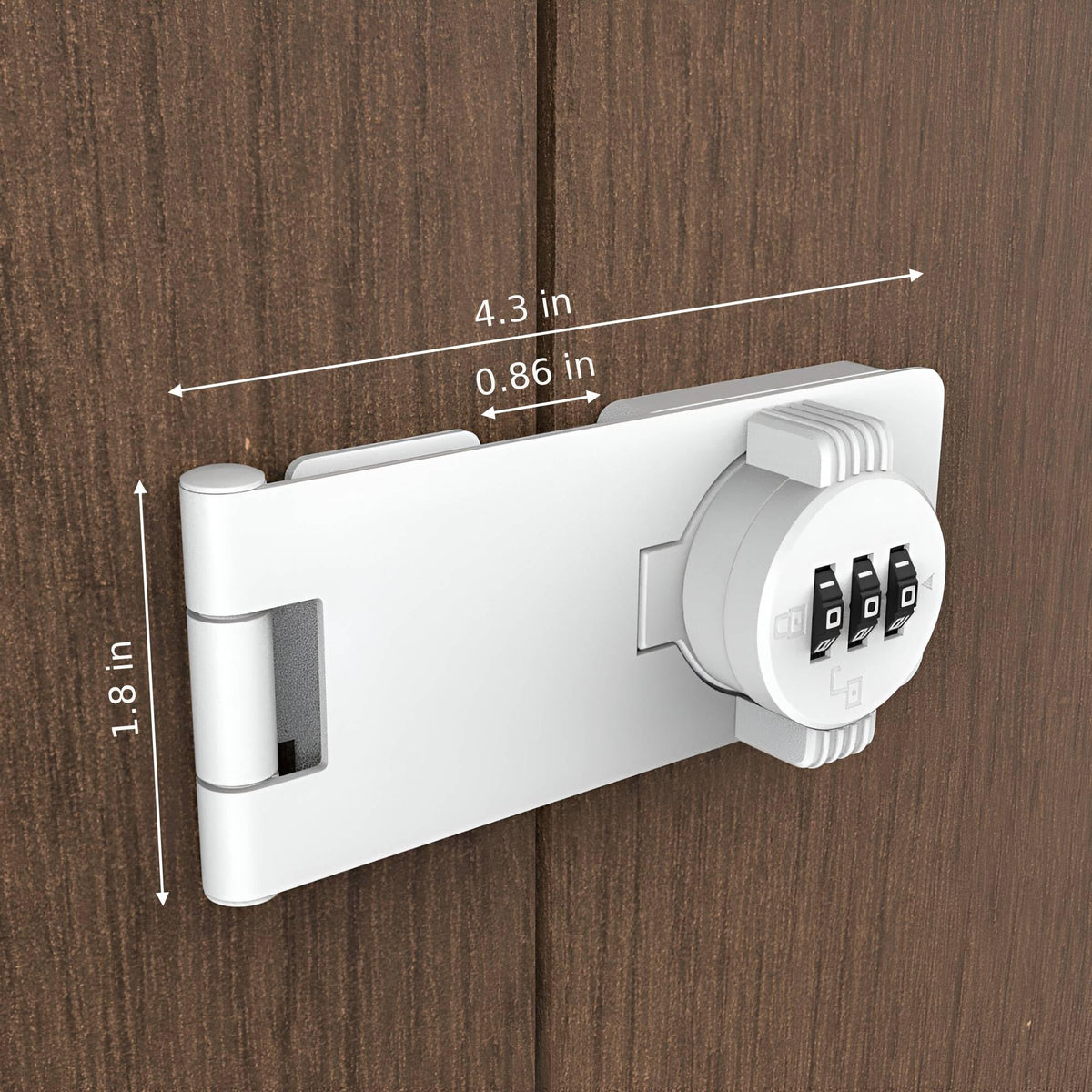 RETRIN keyless 3-digit lock on cabinet drawer for key-free security