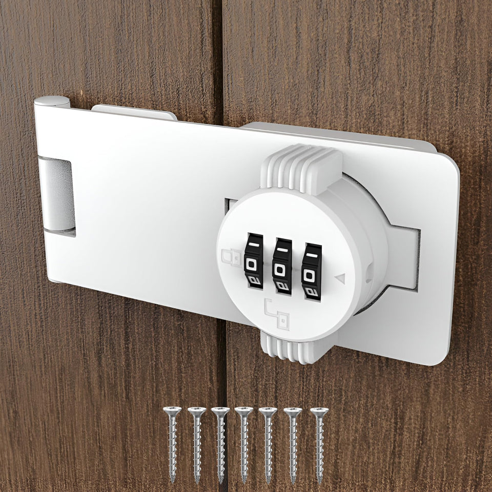 RETRIN keyless 3-digit lock on a door latch for simple secure access