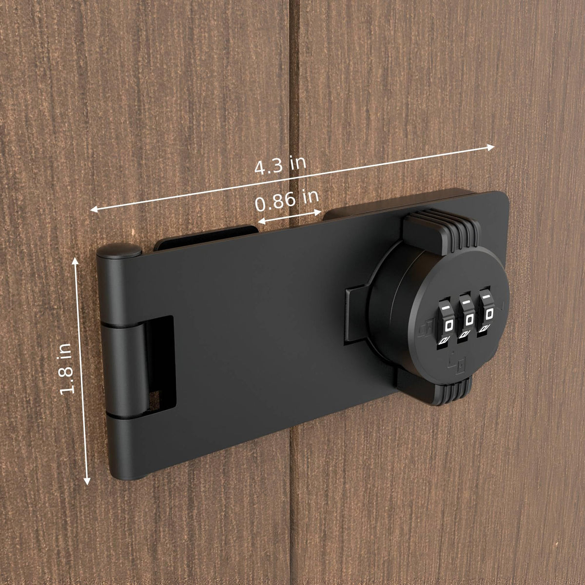 RETRIN three-digit dial highlights easy, keyless cabinet security.
