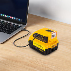 RETRUE DeWalt 20V USB Charger simplifies setups for tools and mobile devices