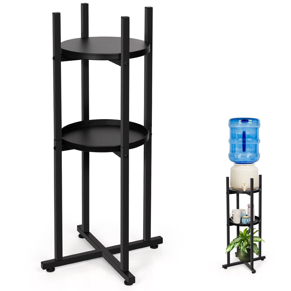 Retyion water dispenser stand with sturdy metal frame for 1–5 gallon bottles