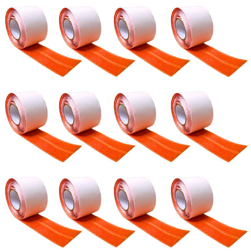 RE-U-ZIP mounting strip refills 12-pack packaging for quick dust barrier setup