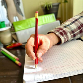 RevMark round pencil designed for trades with comfortable handling and clear lines.