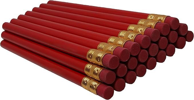 RevMark jumbo round pencil 24-pack with black lead for bold marks on woodwork.
